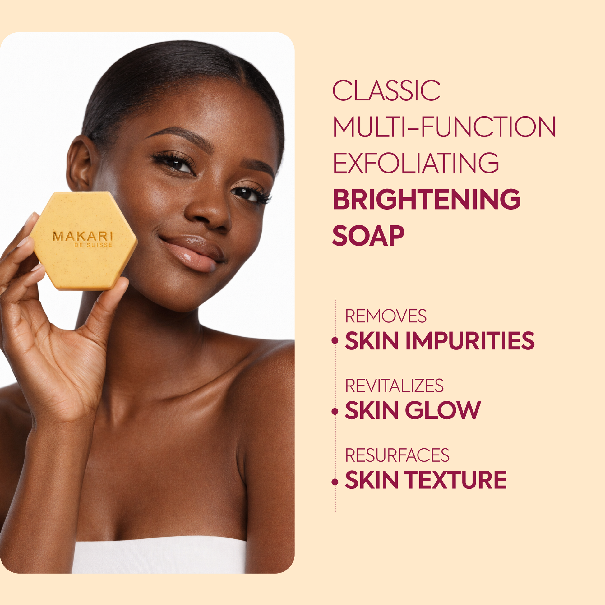 Brightening Exfoliating Antiseptic Soap - Image 2