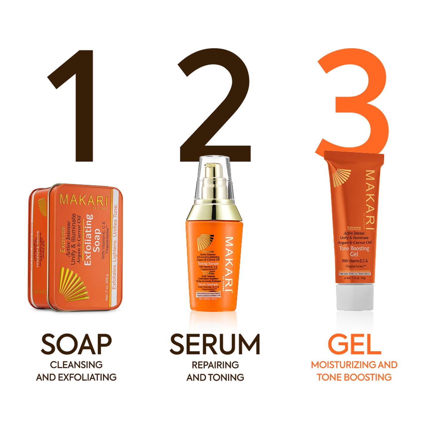Extreme Argan & Carrot Oil Tone Boosting Gel - Image 7