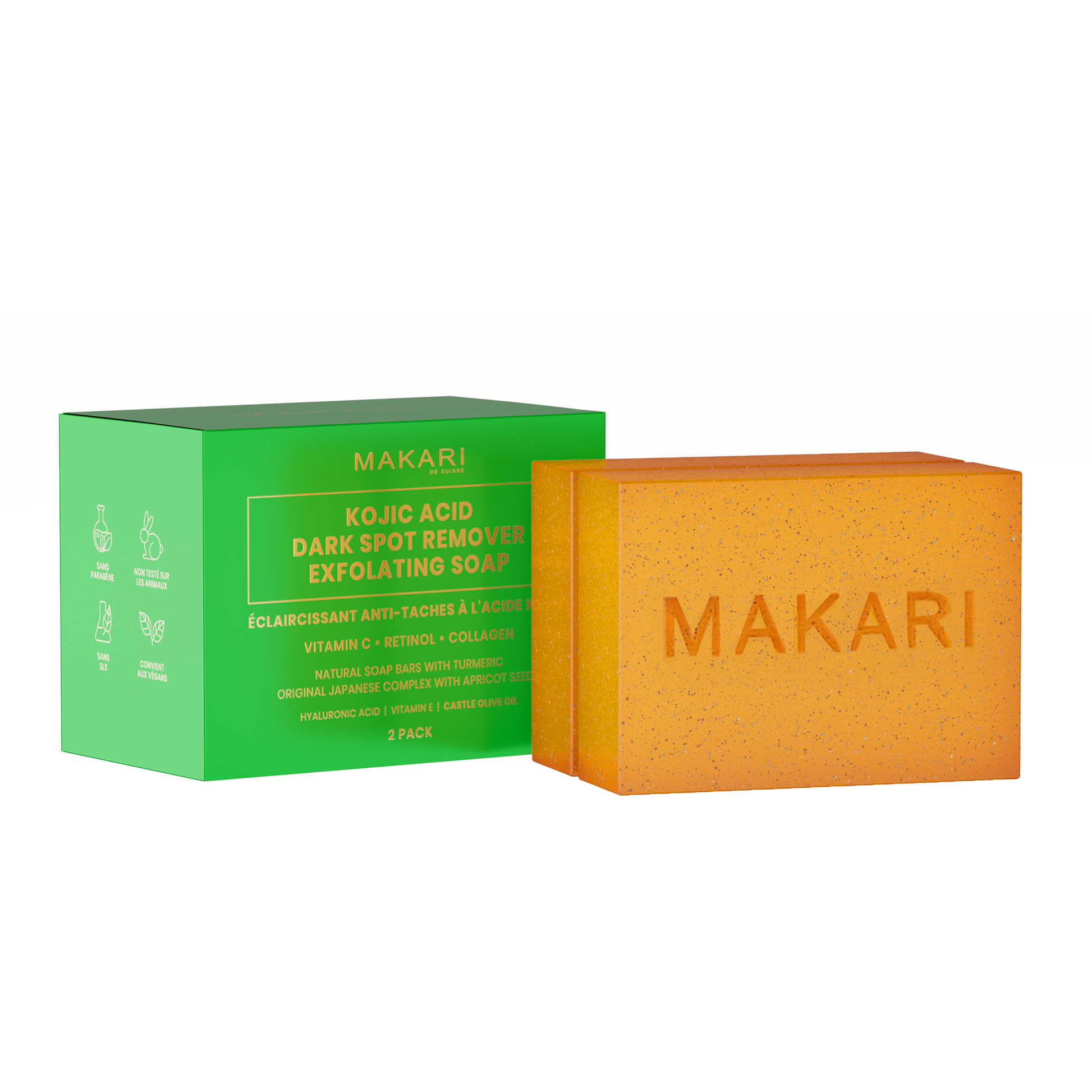 Kojic Acid Dark Spot Remover Soap Bars - Image 1